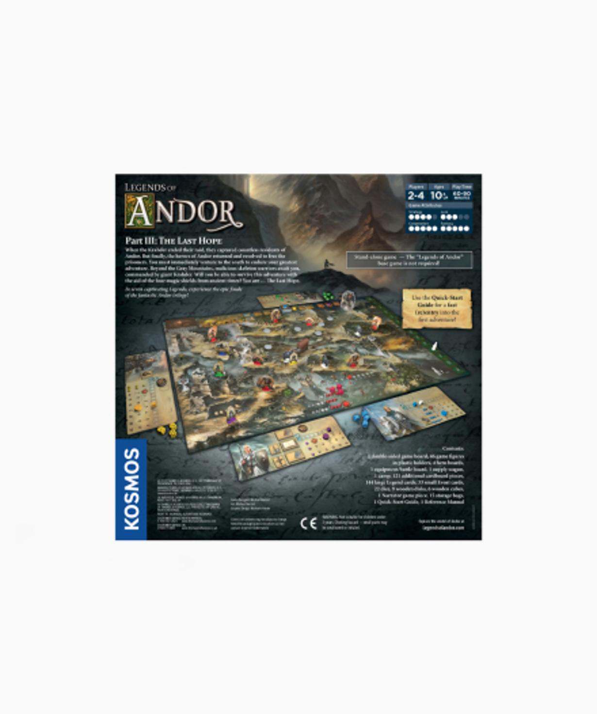 Board game `Legends of Andor` Part III The Last Hope