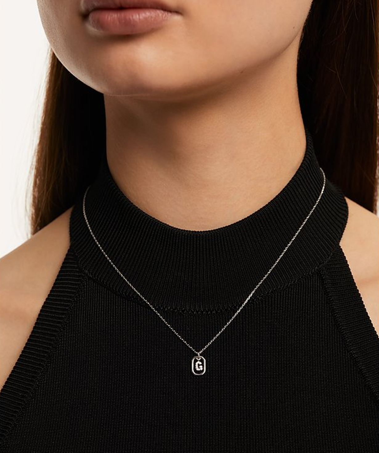 Silver necklace «PDPAOLA» CO02-518-U