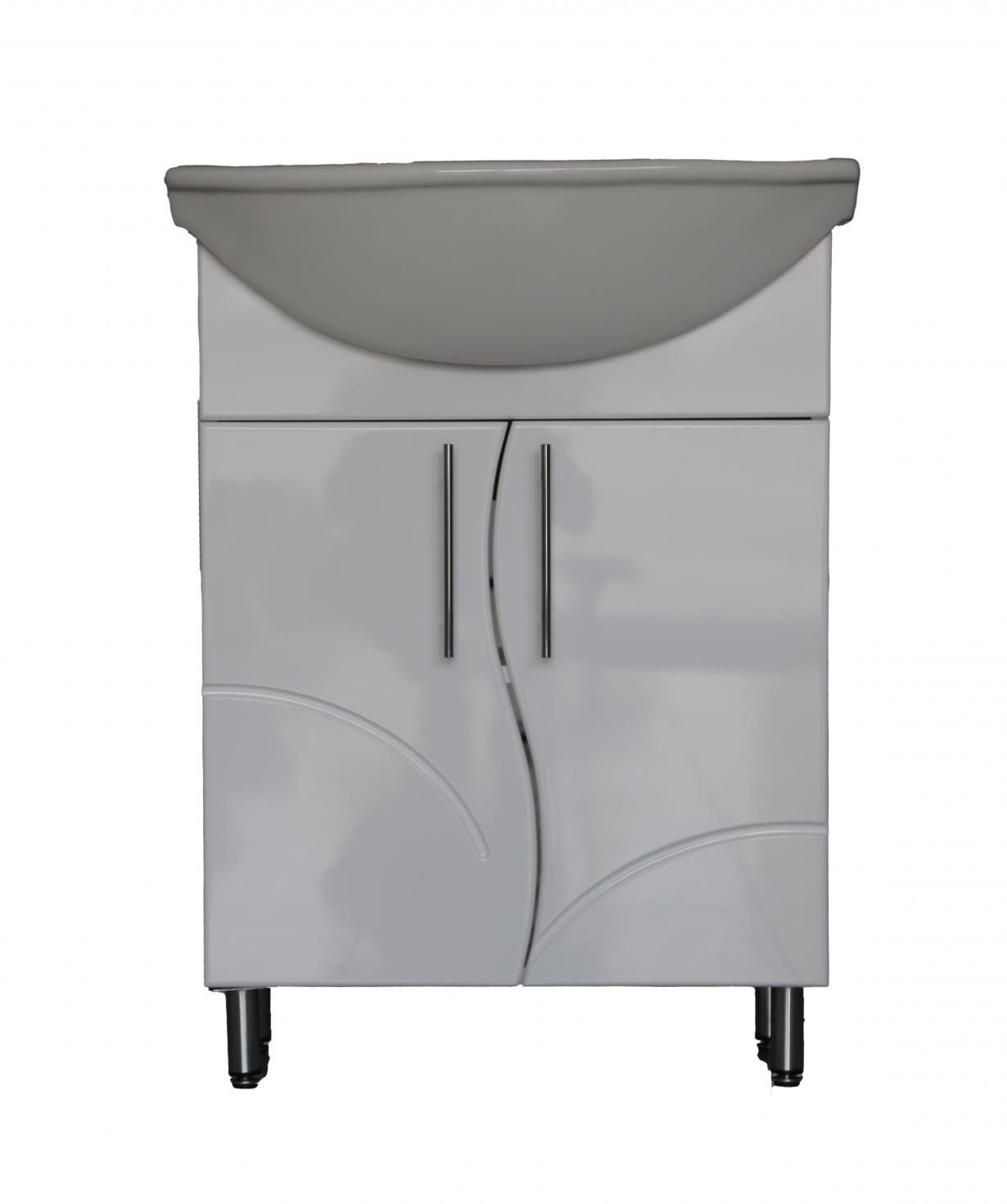 RX 7 PVC BCB ALESSANDRO GLOSSY WHITE 518X690X270