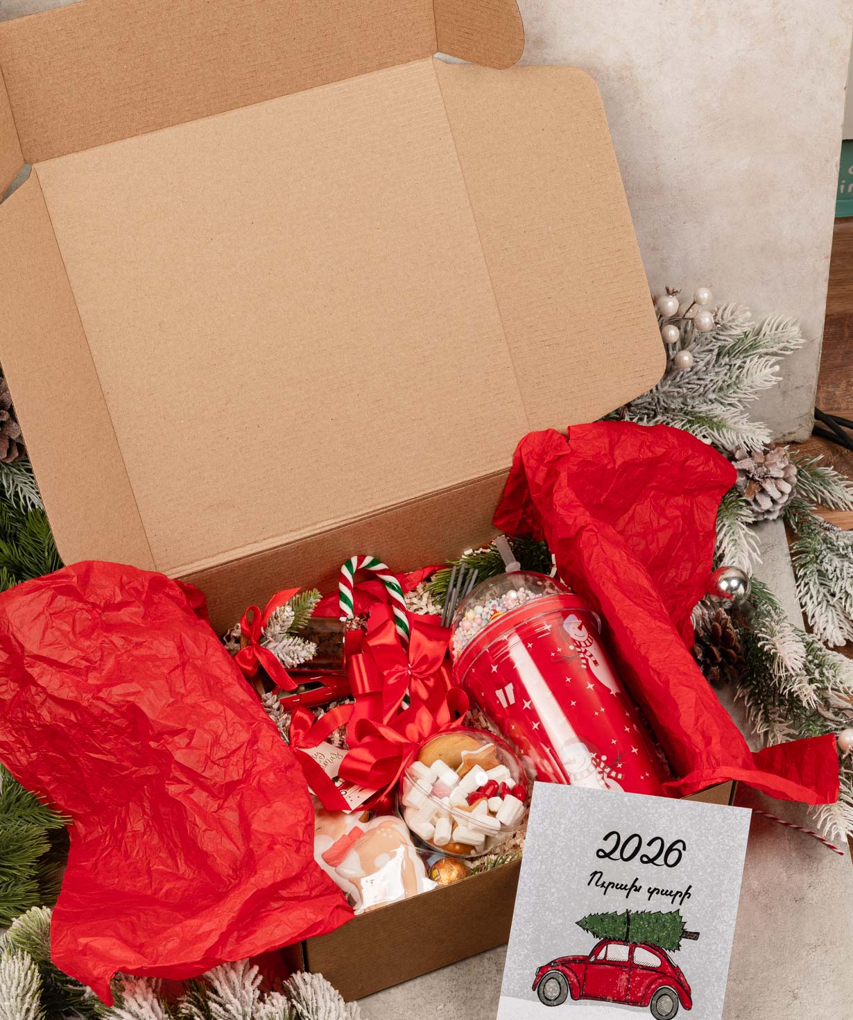 Նվեր տուփ «THE BOX» №545 Ամանորյա