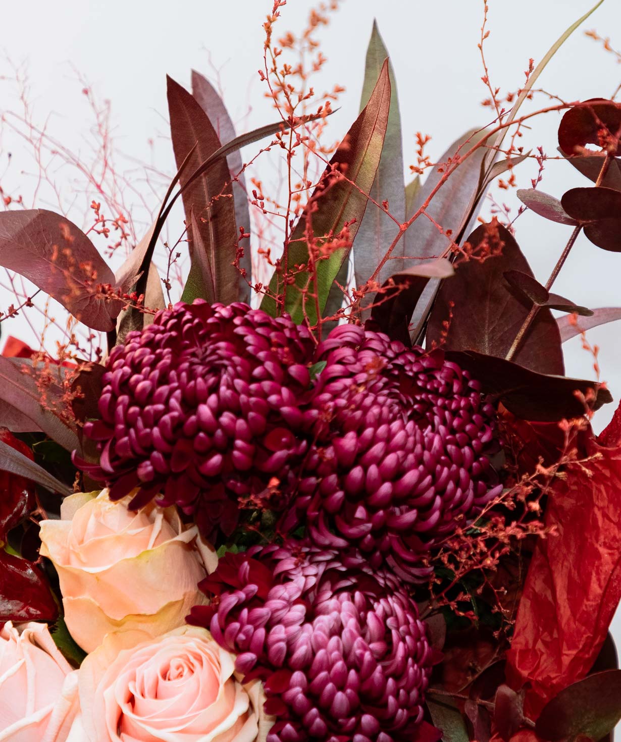 Bouquet «Floriani» with roses and chrysanthemums №9