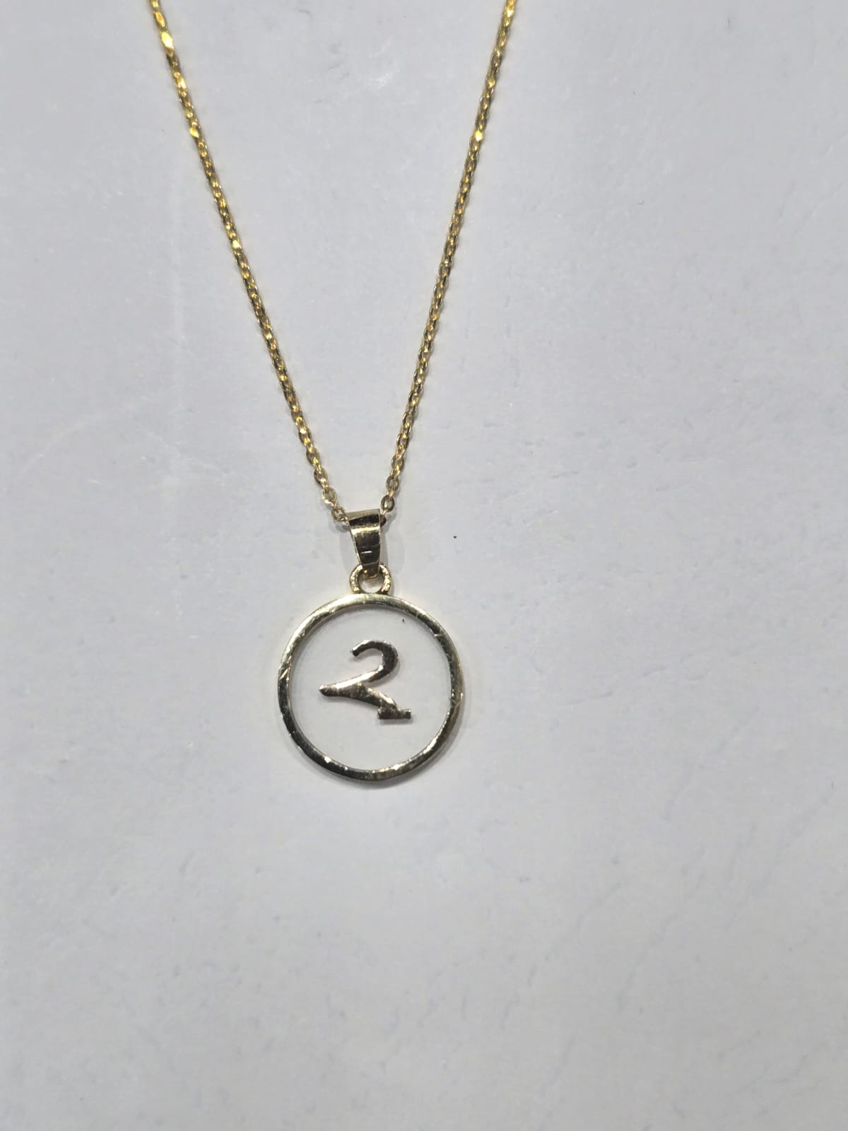 Pendant ''Less is more'' gold №74