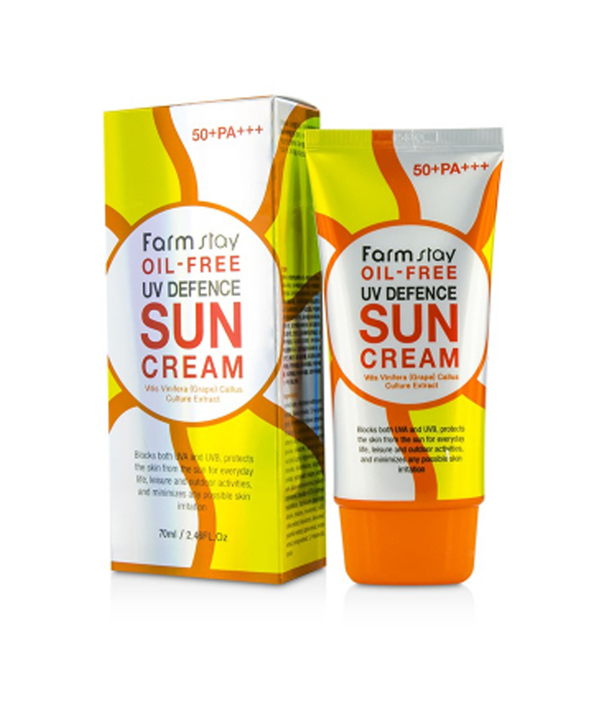 Sunscreen «Farm Stay» Oil Free, SPF 50+, 70 ml