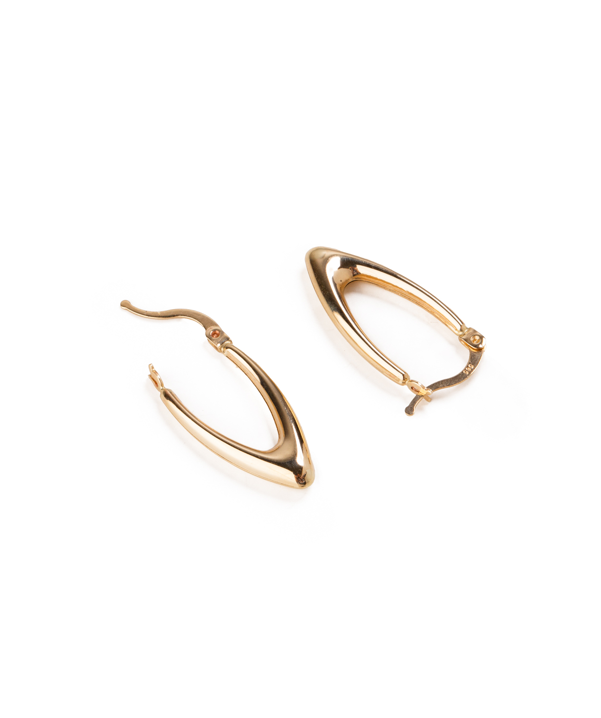 Earrings ''Less is more'' gold №101