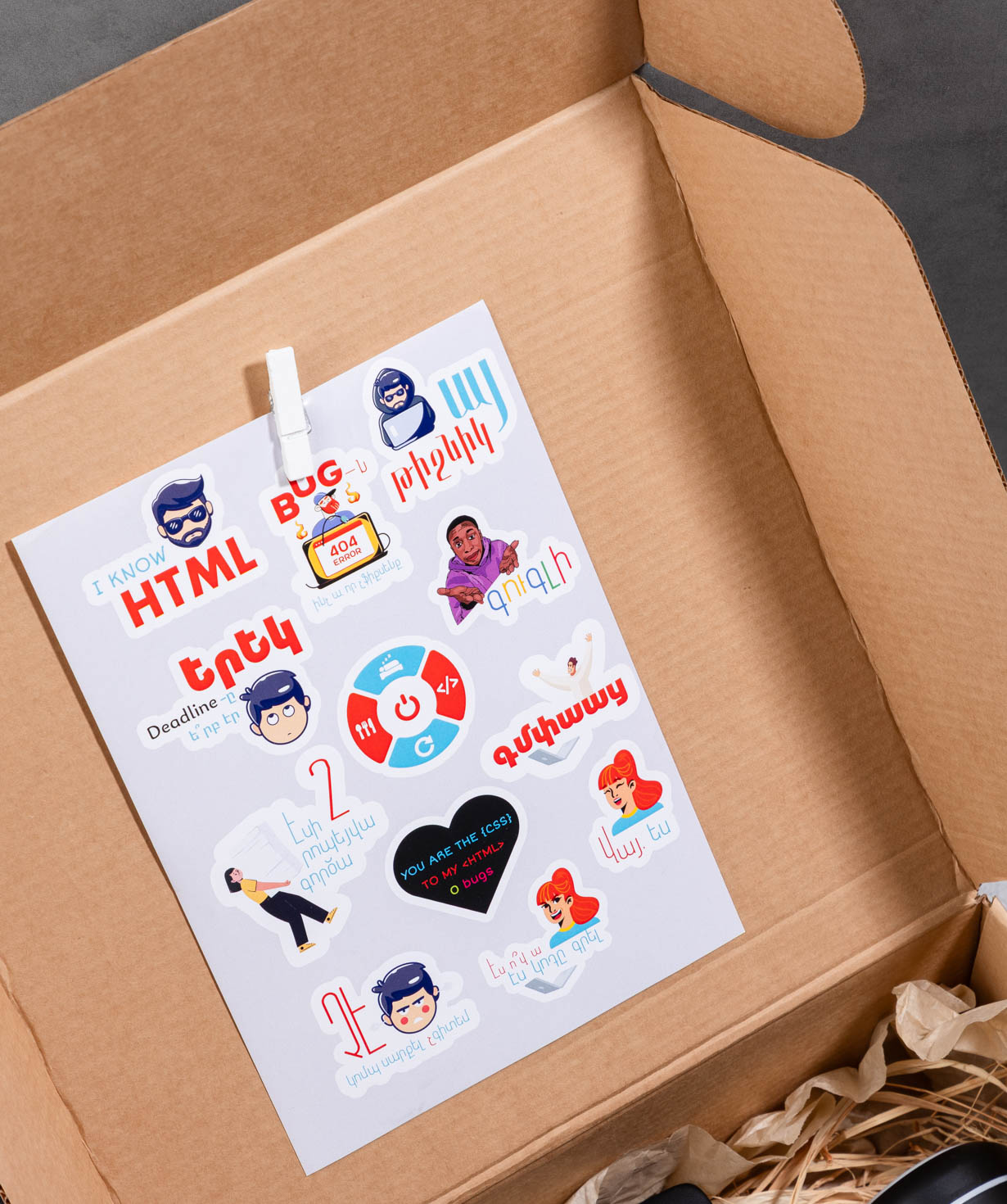 Gift box «THE BOX» for the programmer №663