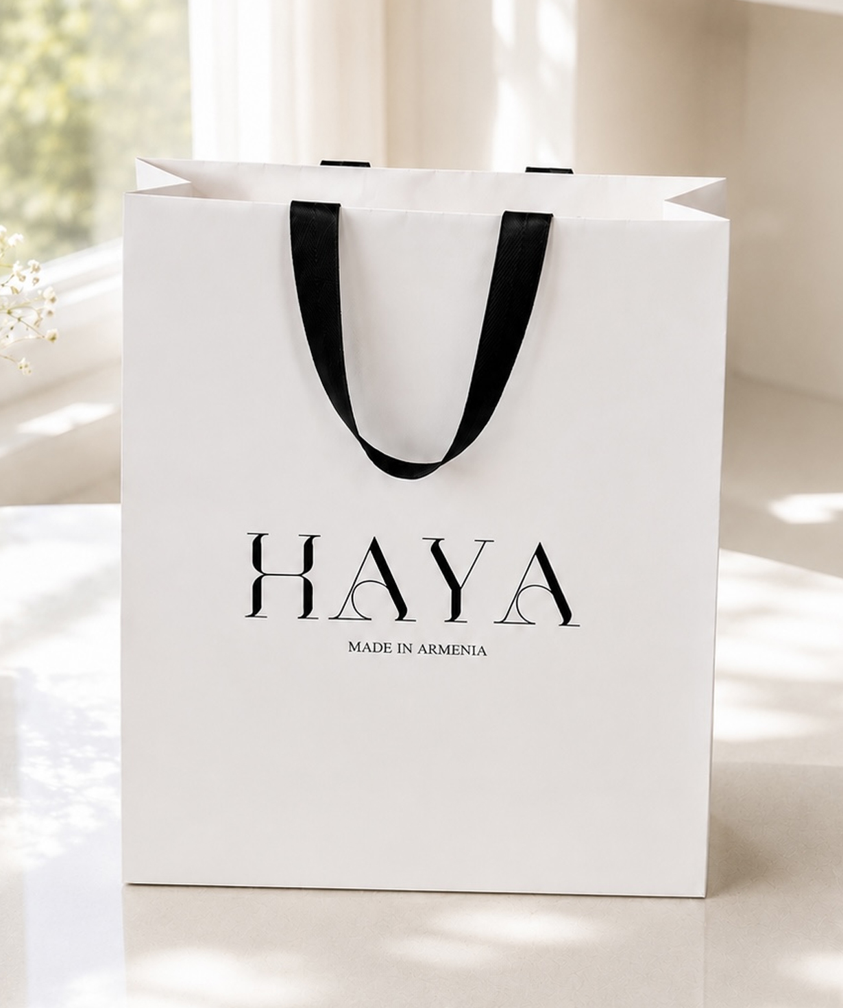 Illustrated jewelry box “HAYA”, white, small №20