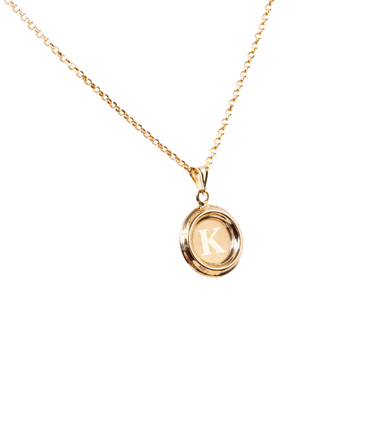 Pendant ''Less is more'' gold №113