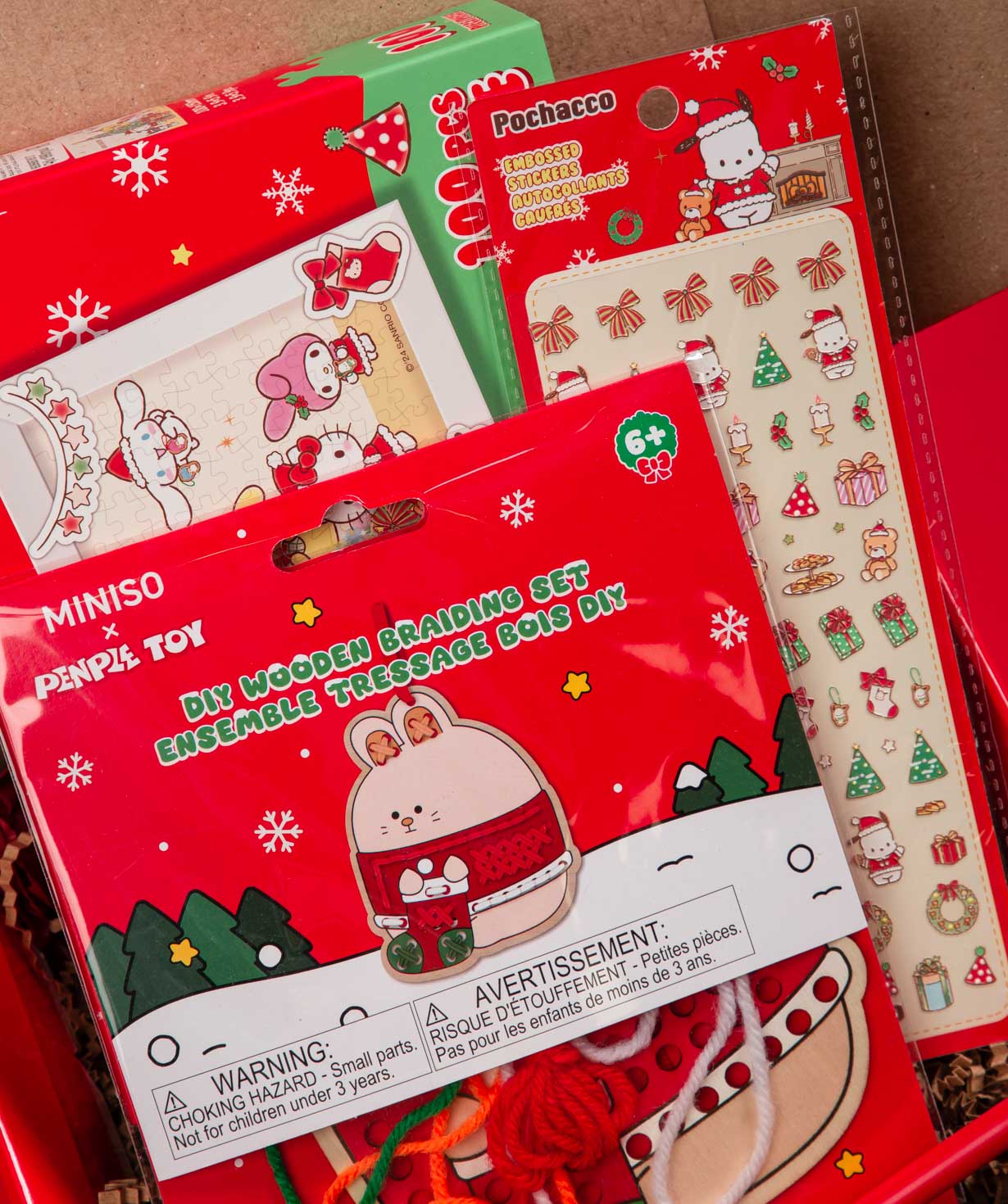 Gift box «MINISO» №9 Christmas