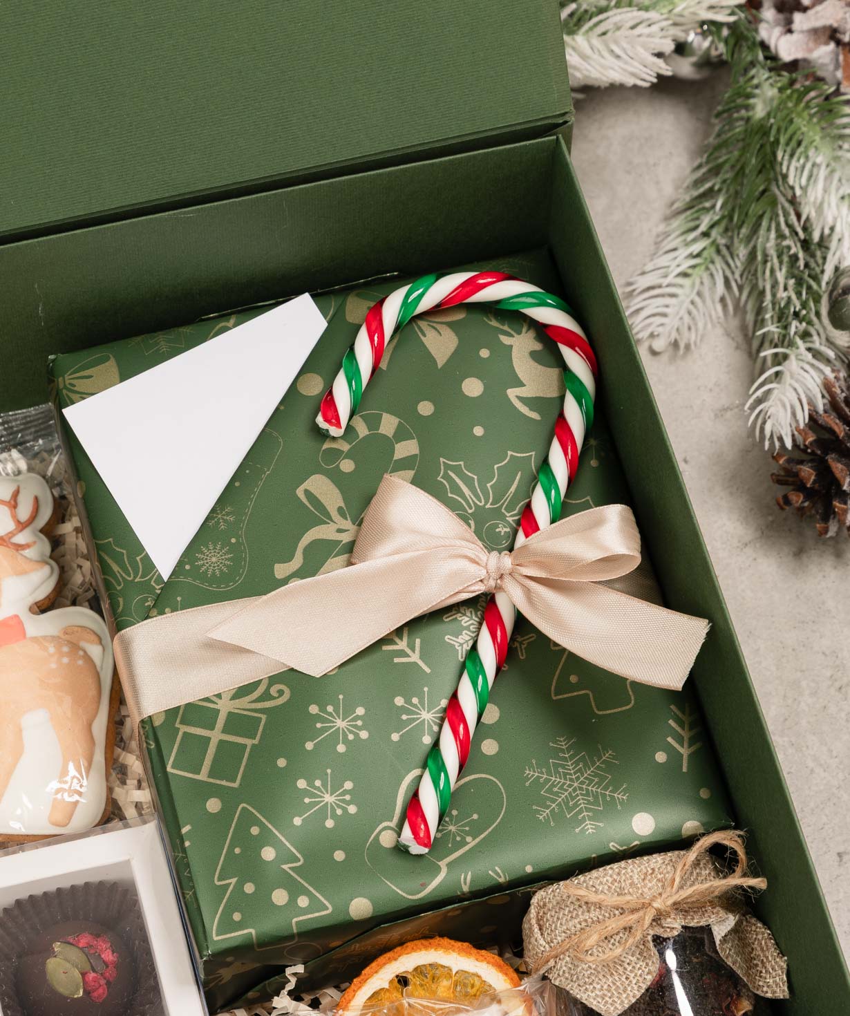 Подарочная коробка «THE BOX» №556 Новогодняя