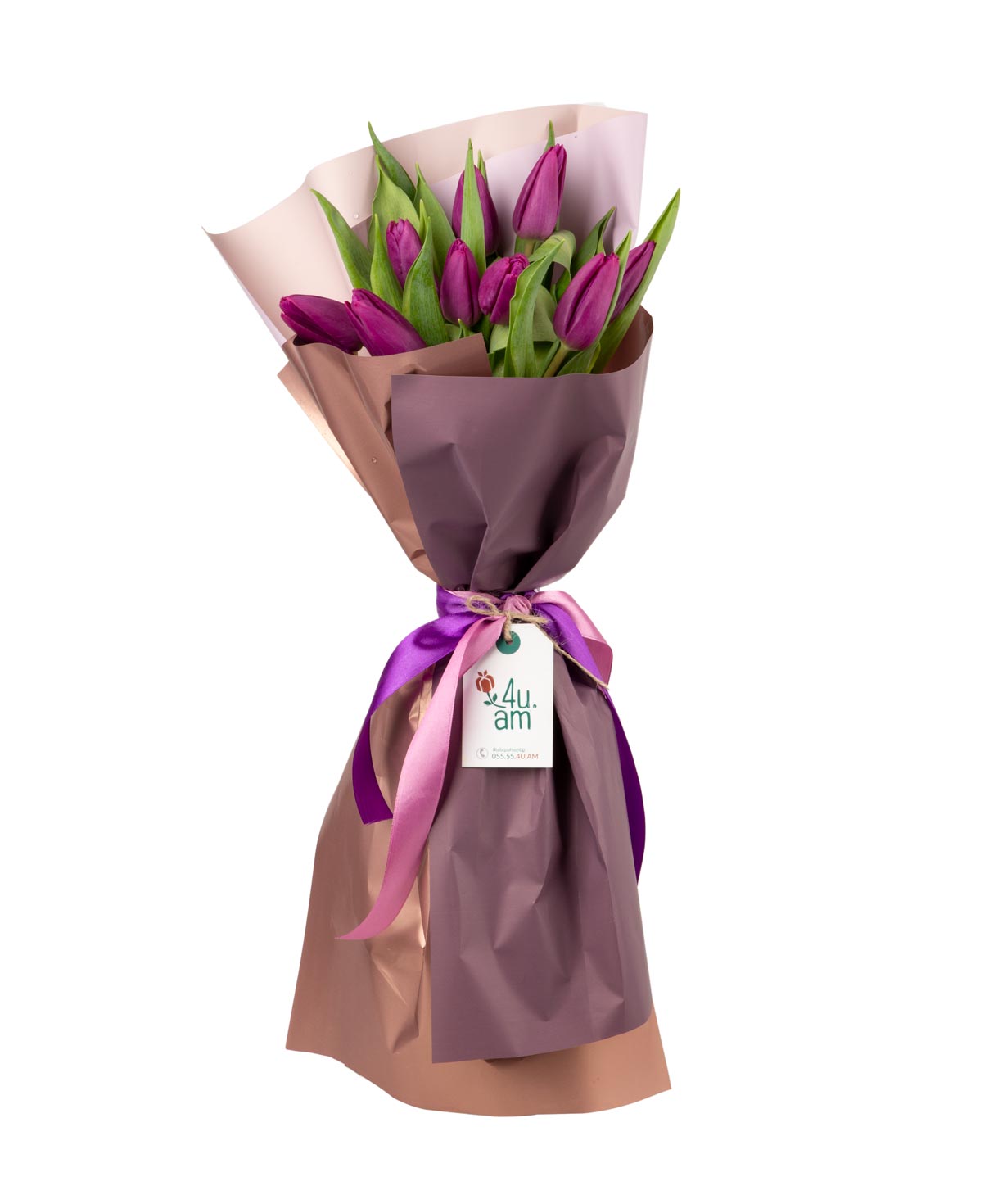 Bouquet `Medan` with tulips