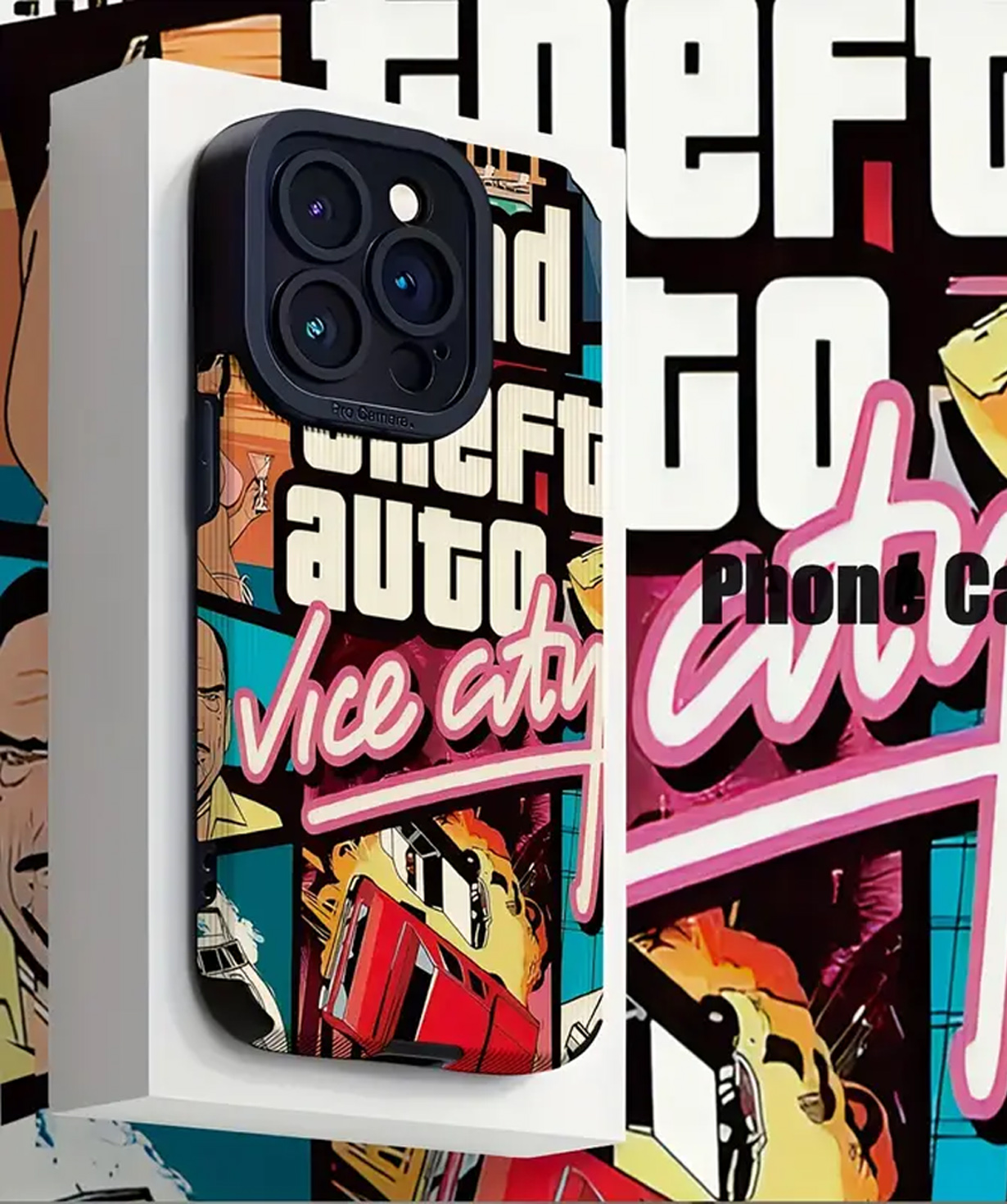 Smartphone case GTA «Gift Store» Vice City №5/ iPhone 15 pro