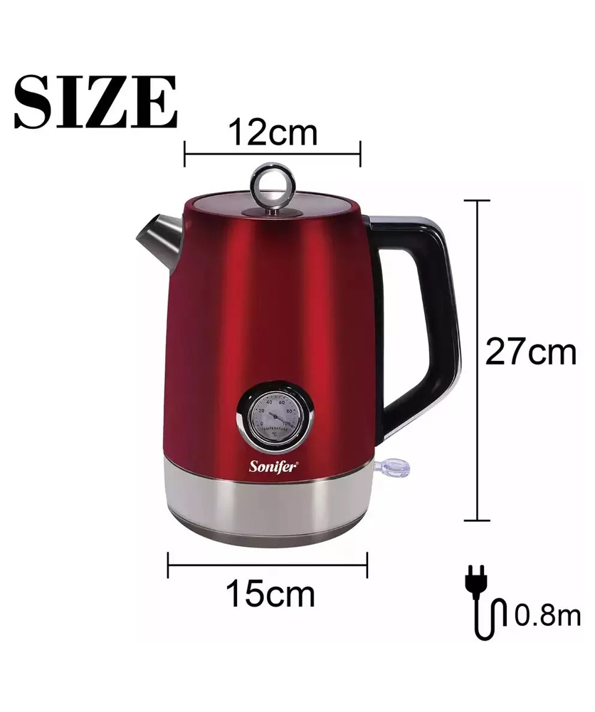 Electric kettle ''SONIFER SF-2086'' 1,7 l, black