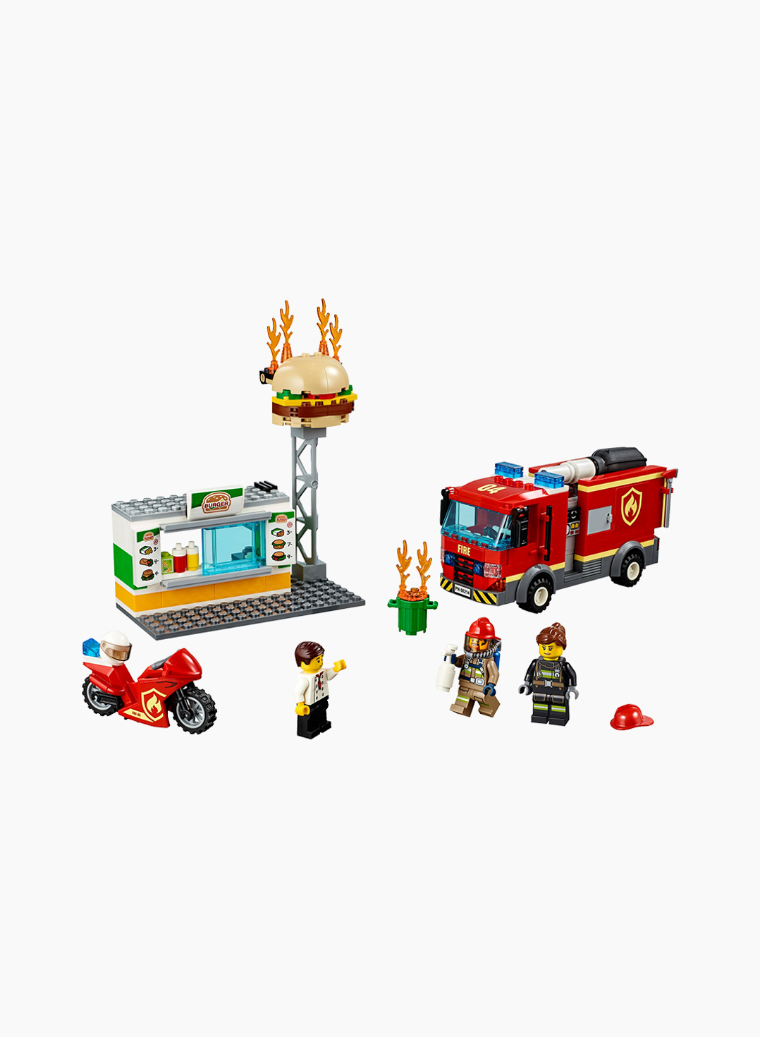 Lego City Constructor Burger Bar Fire Rescue