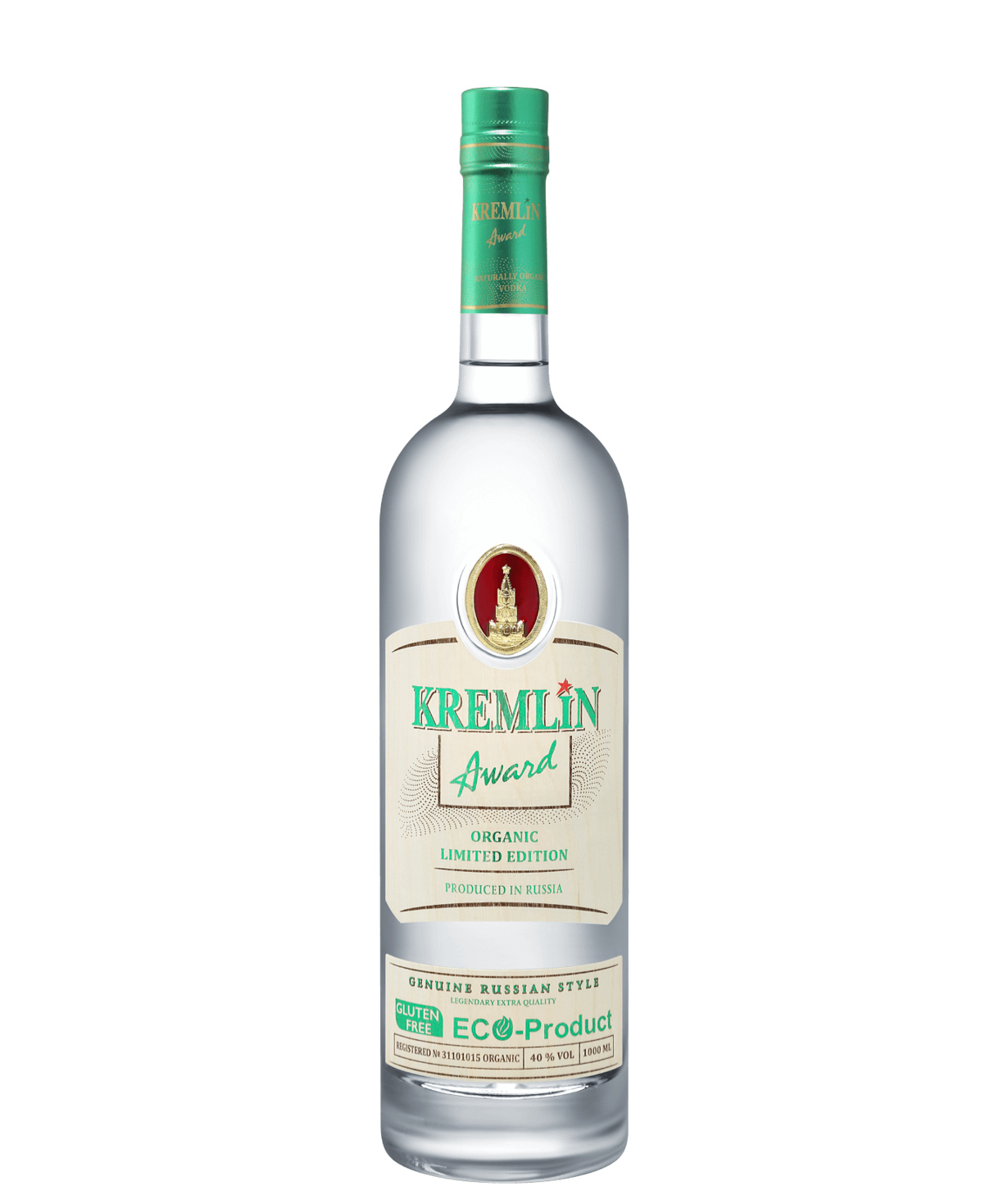 Vodka `Kremlin Award` organic 700 ml
