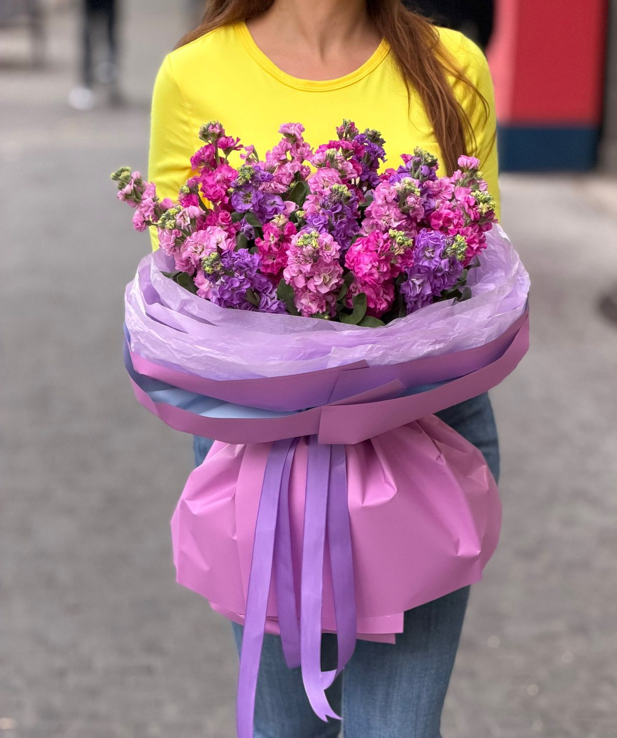 Bouquet «Cataleya» with matthiolas №114