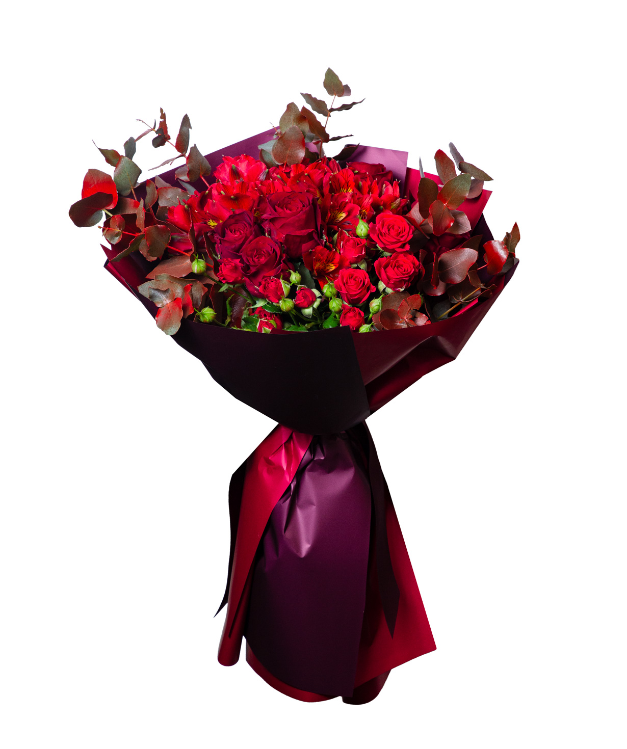 Bouquet «Avenue Des Fleurs» with roses №77