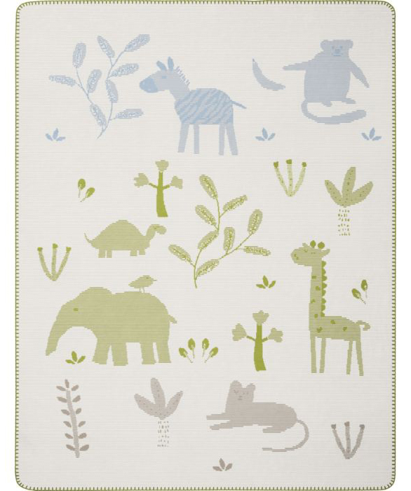 Baby Blanket ''Biederlack Safari'' 75 x 100 cm