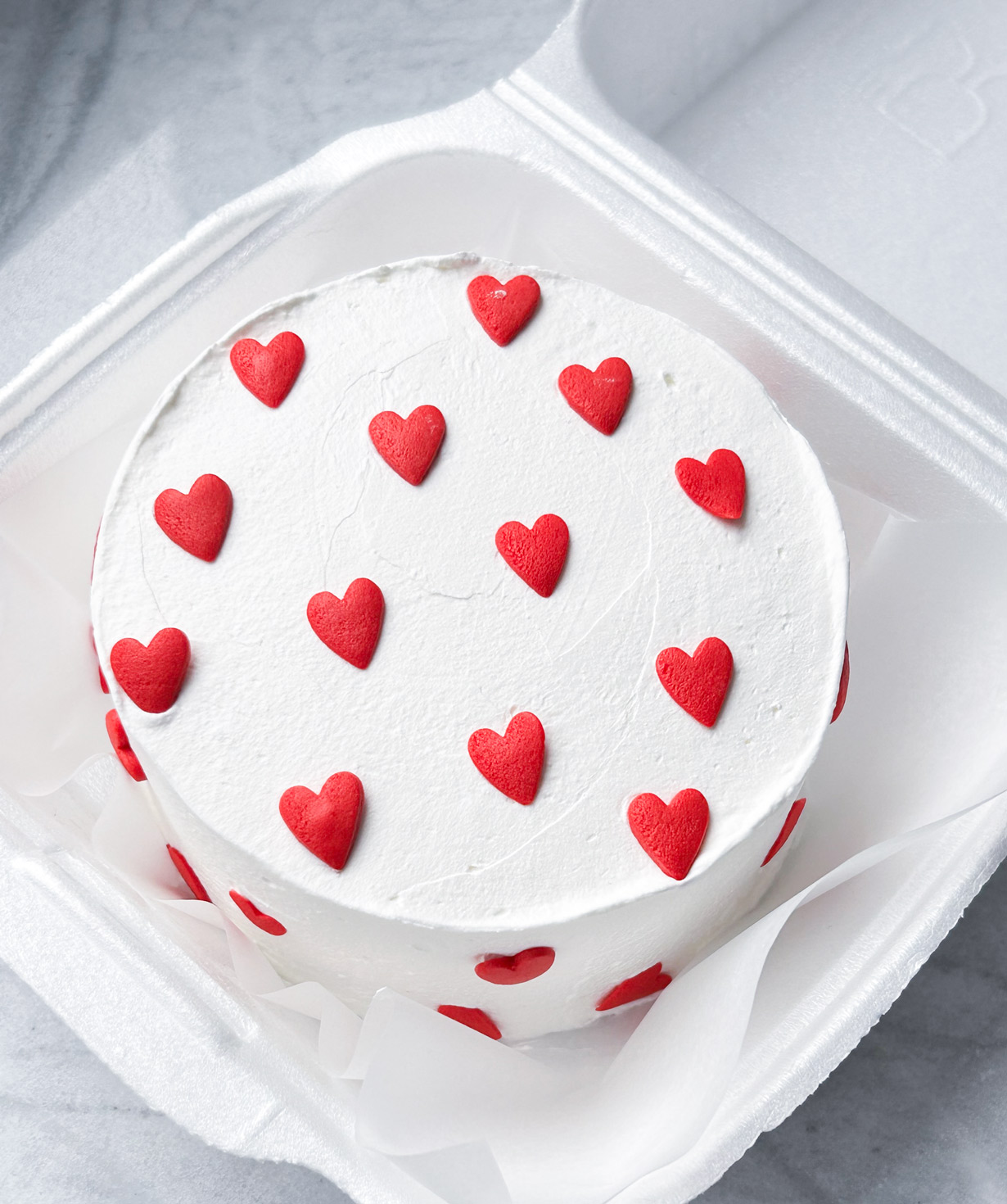 Bento cake «LipLick» Hearts