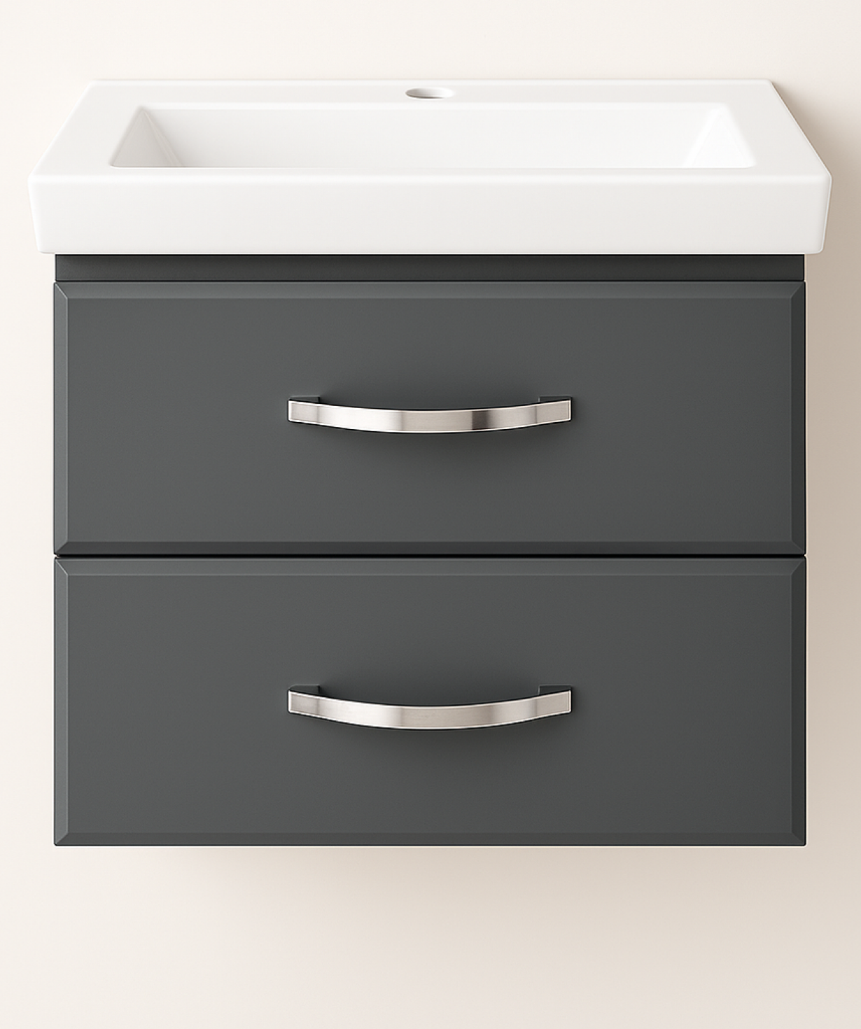 Bathroom furniture «Perla» Smile-Alvand 60, gray, matte