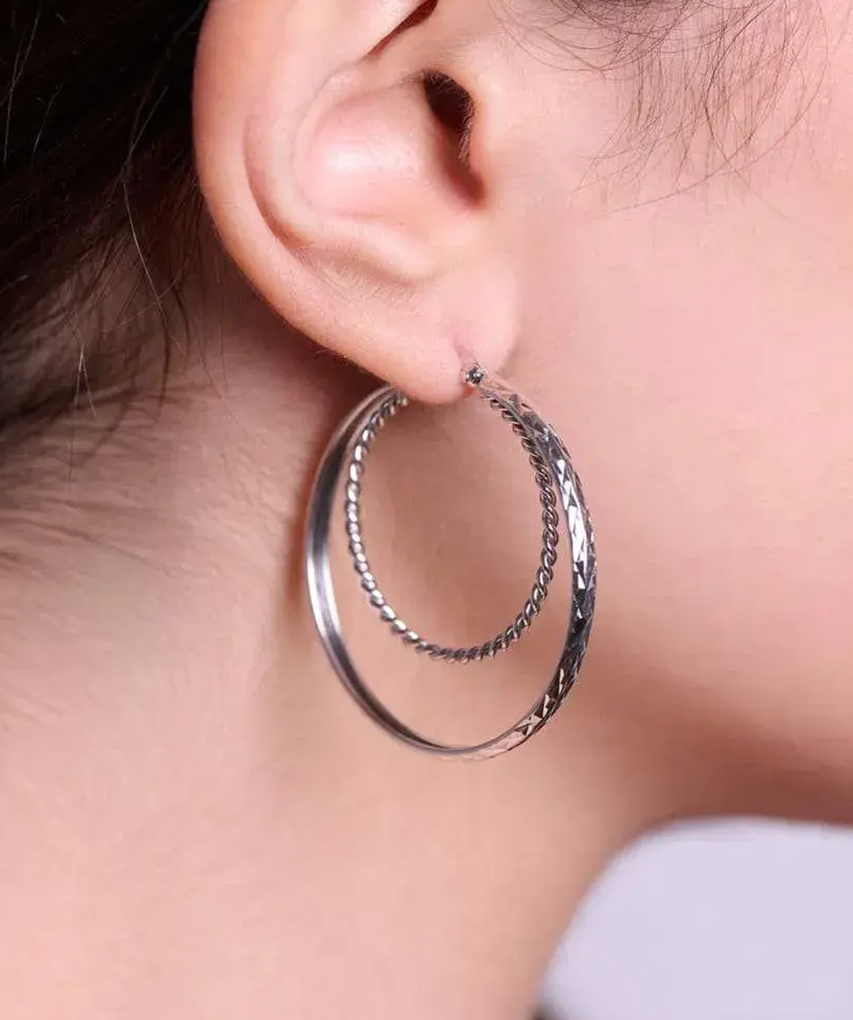 Silver earrings «SiaMoods» SE851