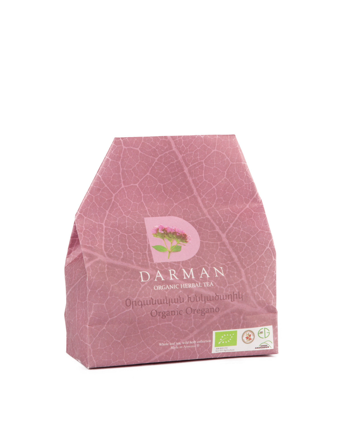 Чай `Darman organic herbal tea` органический, душица
