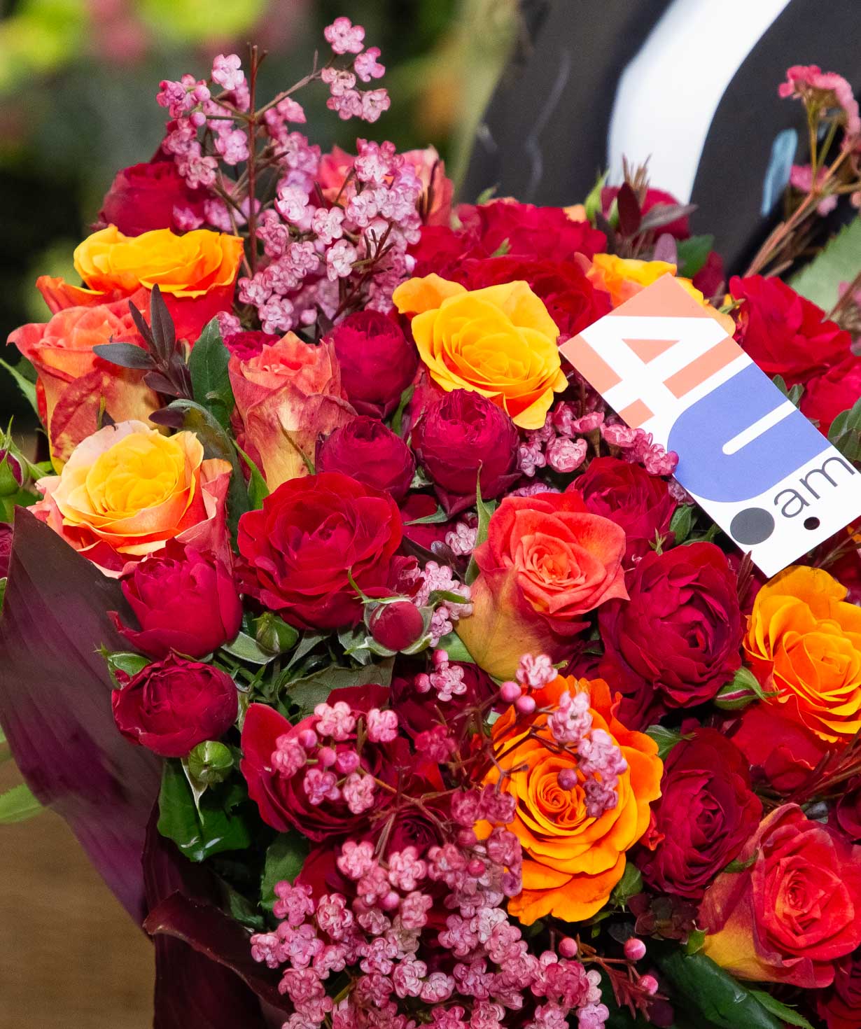 Bouquet «Ellesmere» with roses