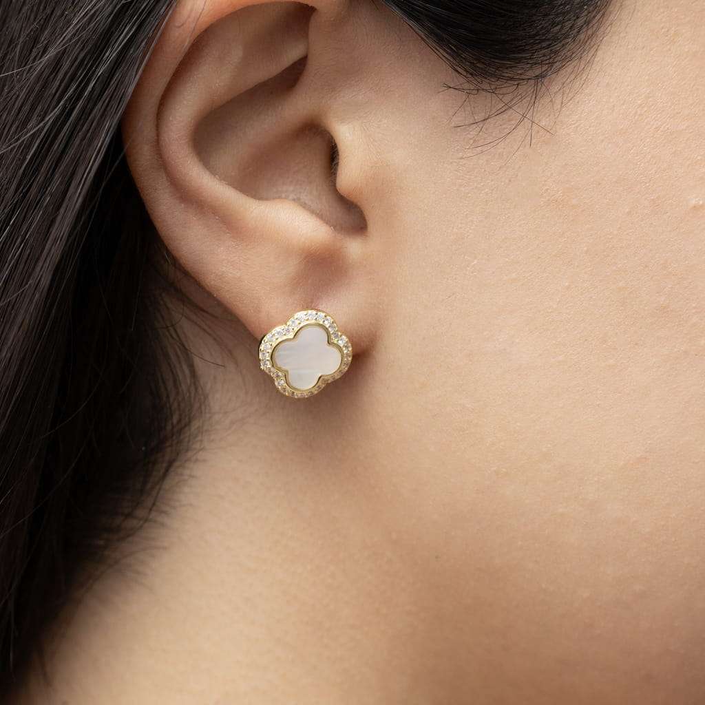 Silver earrings «SiaMoods» SE455WGP