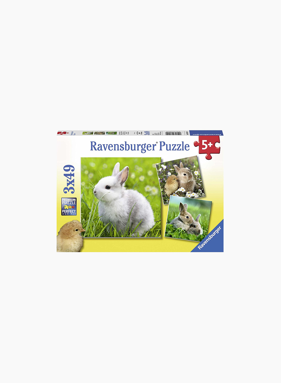 Ravensburger Пазл Милый кролик 3x49p