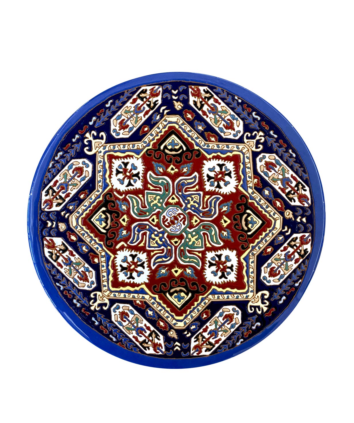 Декоративная тарелка «ManeTiles» керамическая №73
