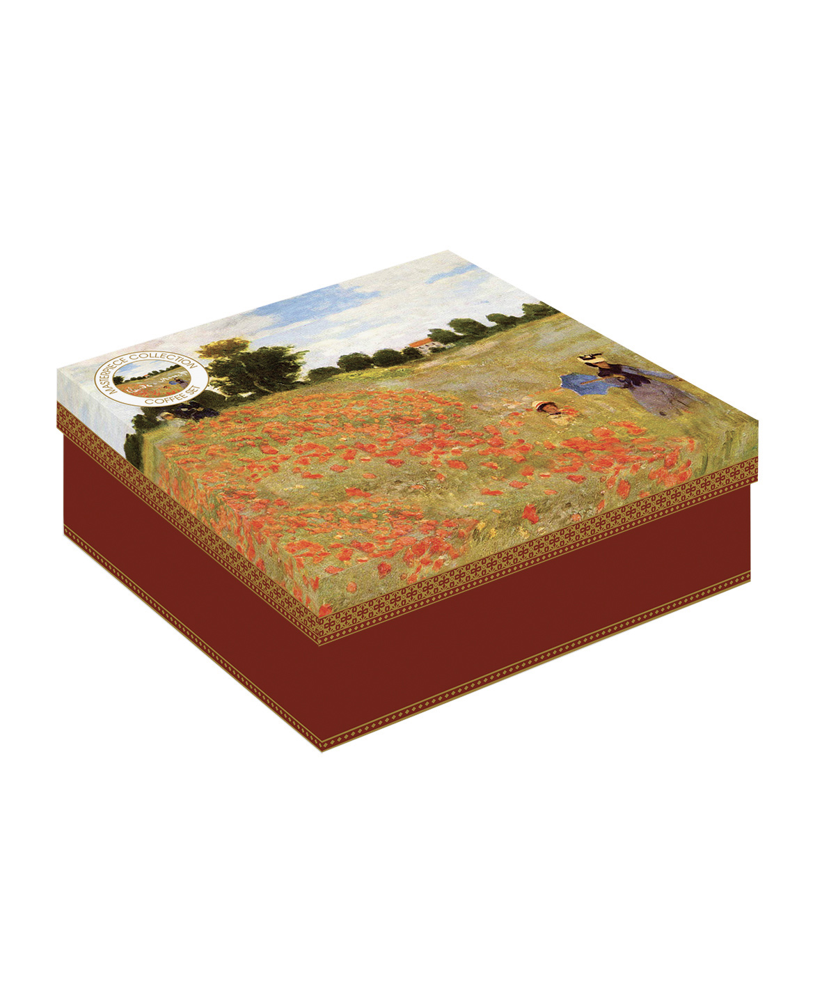 Coffee set ''Poppy Field'' Claude Monet