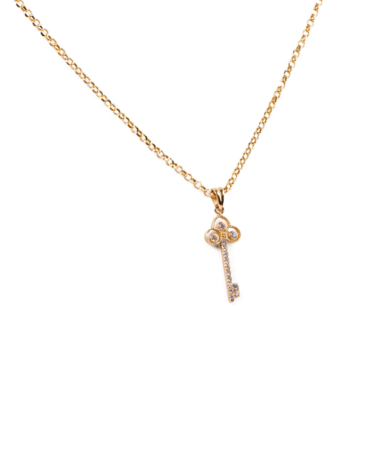 Pendant ''Less is more'' gold №114