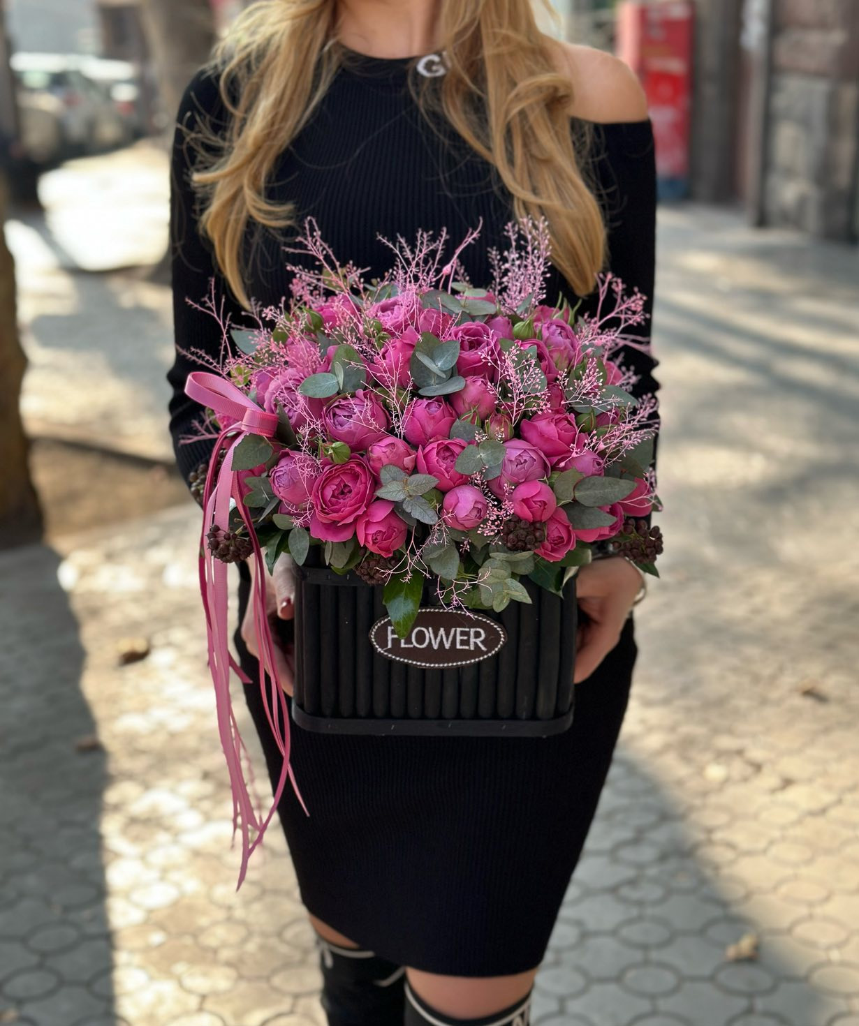 Bouquet ''Barka'' with spray roses