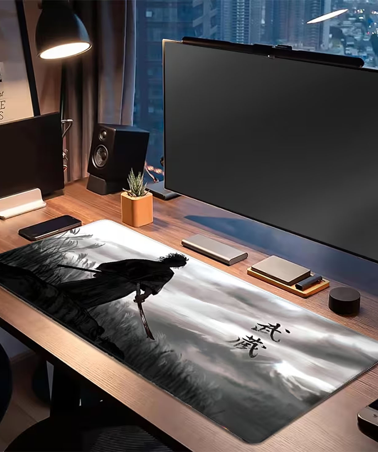 Mouse pad «Samurai» gaming, №385 40x80  cm