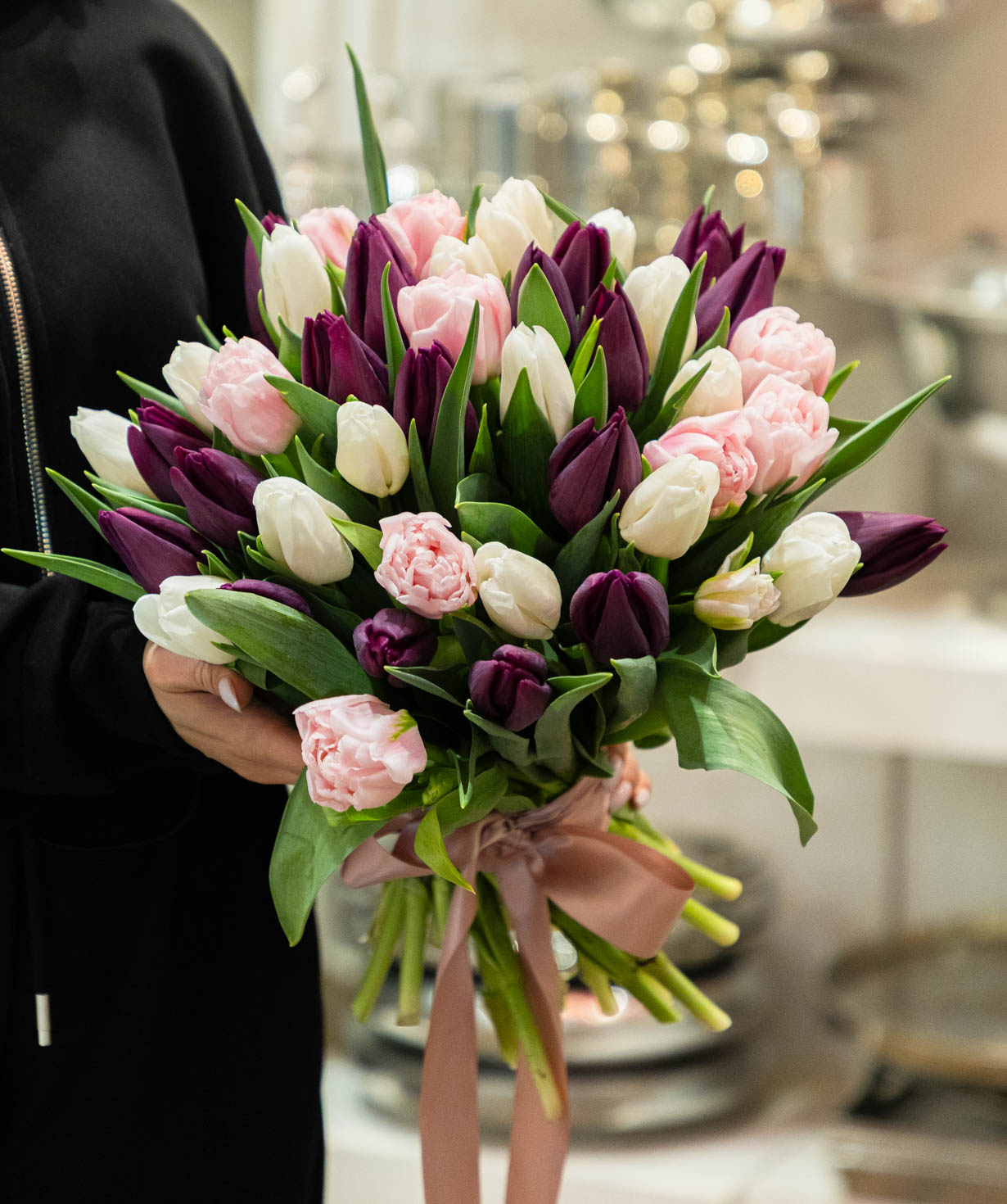 Ծաղկեփունջ «Aveyron» կակաչներով