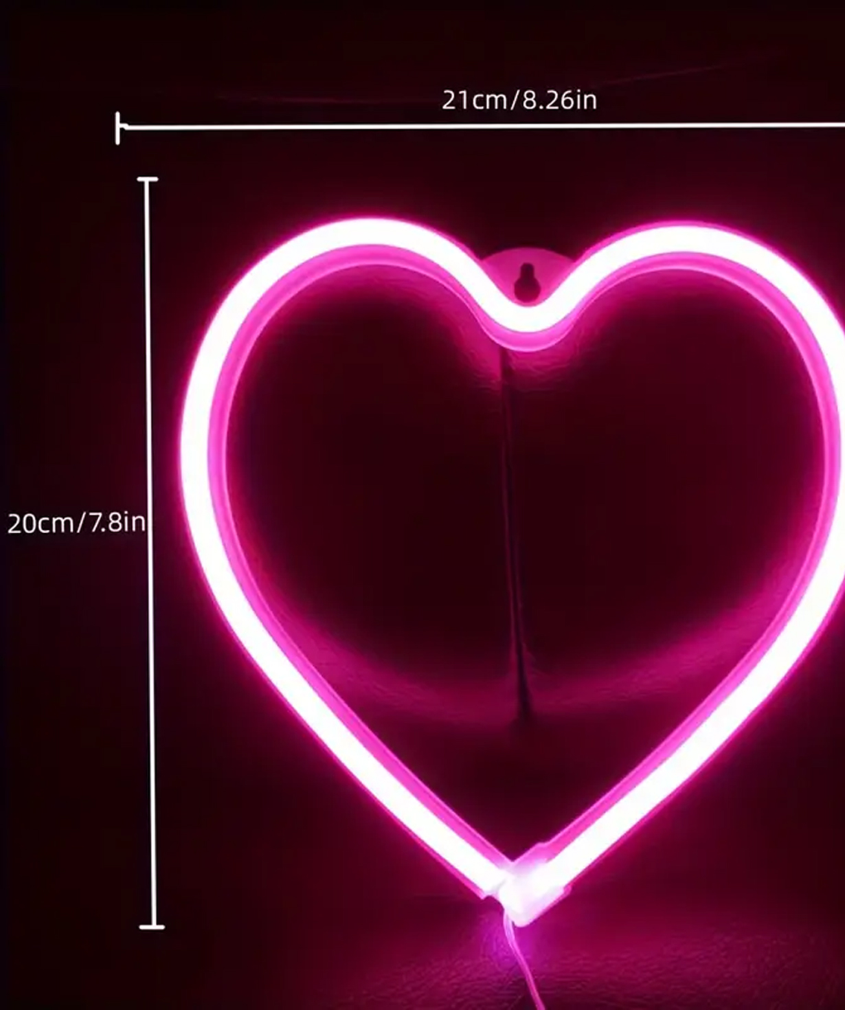 Նեոնային լույս «Gift Store» Heart №3