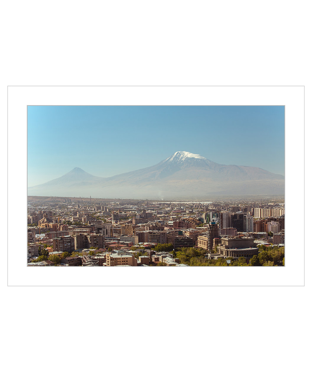 Art-print ''Ararat and Yerevan''