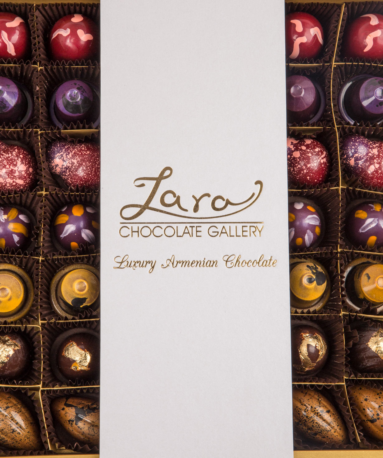 Chocolate collection `Lara Chocolate` white big