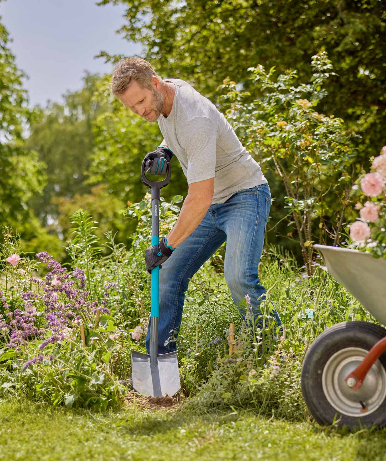 Sharp-edged shovel «Gardena» ClassicLine