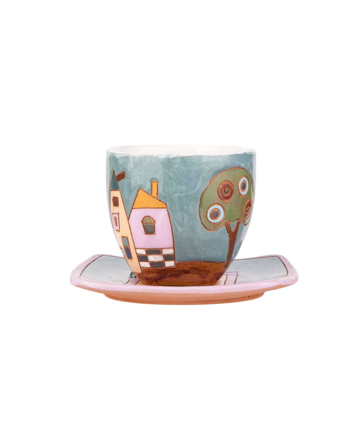 Coffe mug `Nuard Ceramics` City. day-night №2