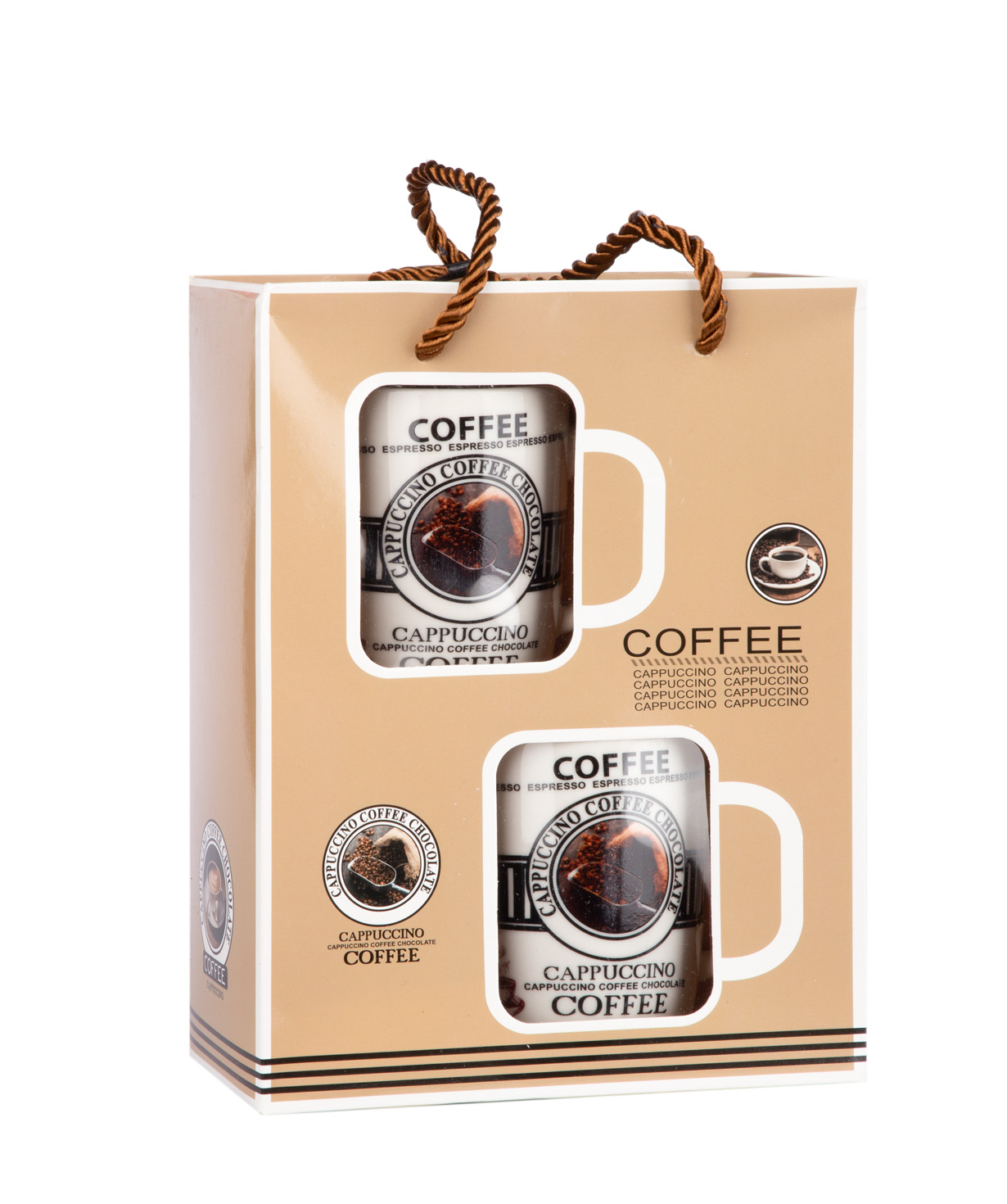 Комплект `COFFEE` с чашками