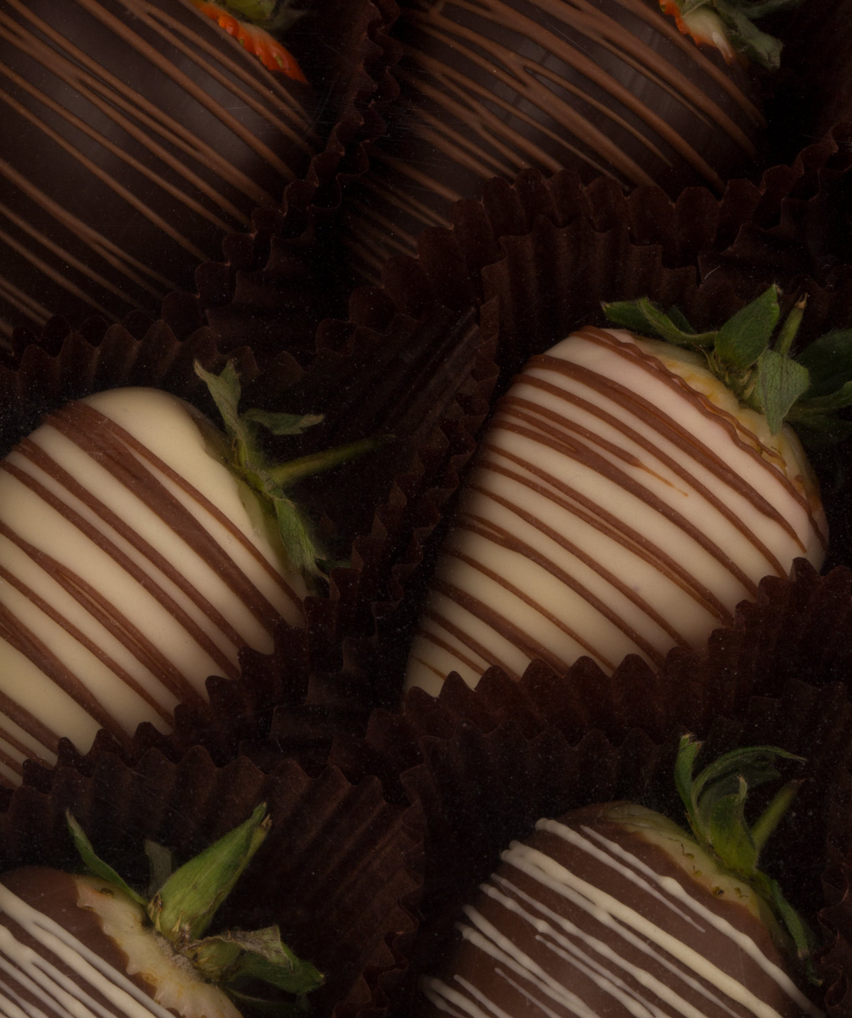 Strawberry `Theobroma` in chocolate handmade big
