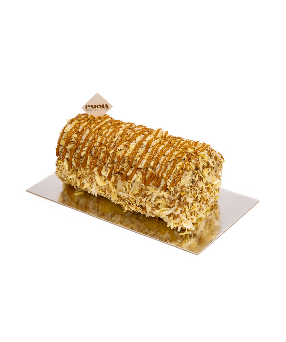 Roll-Cake «Parma» with nuts, caramel