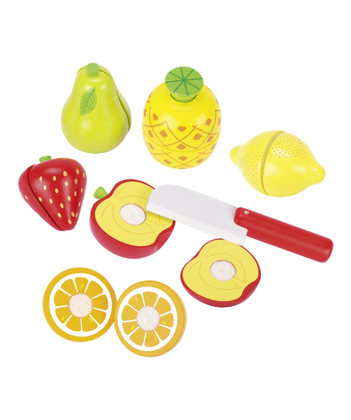 Игрушка `Goki Toys` фрукты на липучке