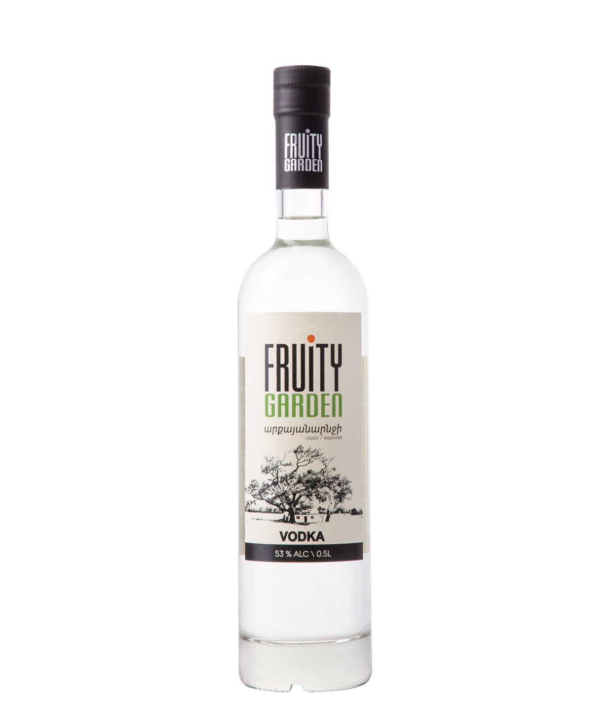 Vodka `Fruity Garden` persimmon 500 ml