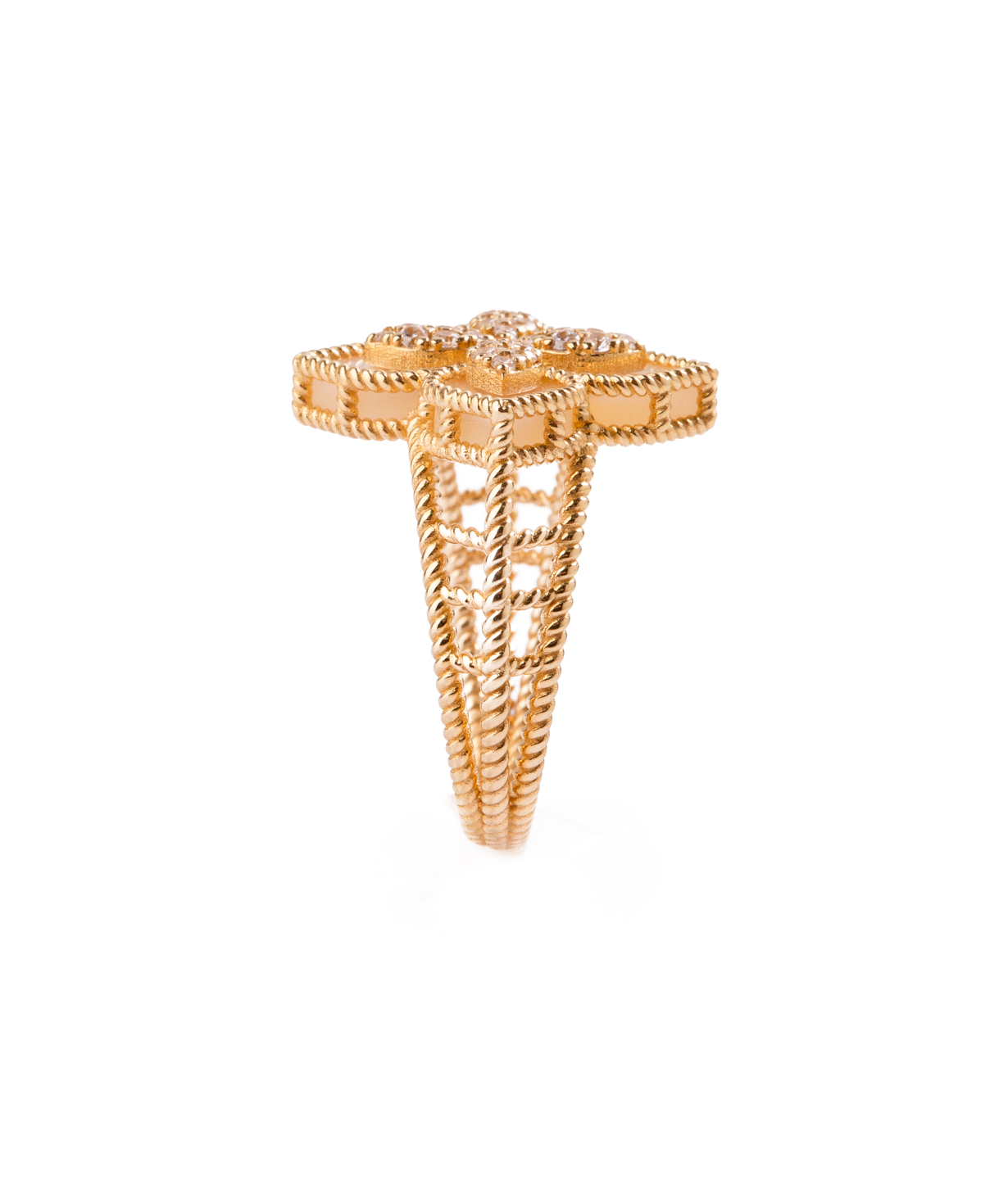 Ring `Less is more` gold №132
