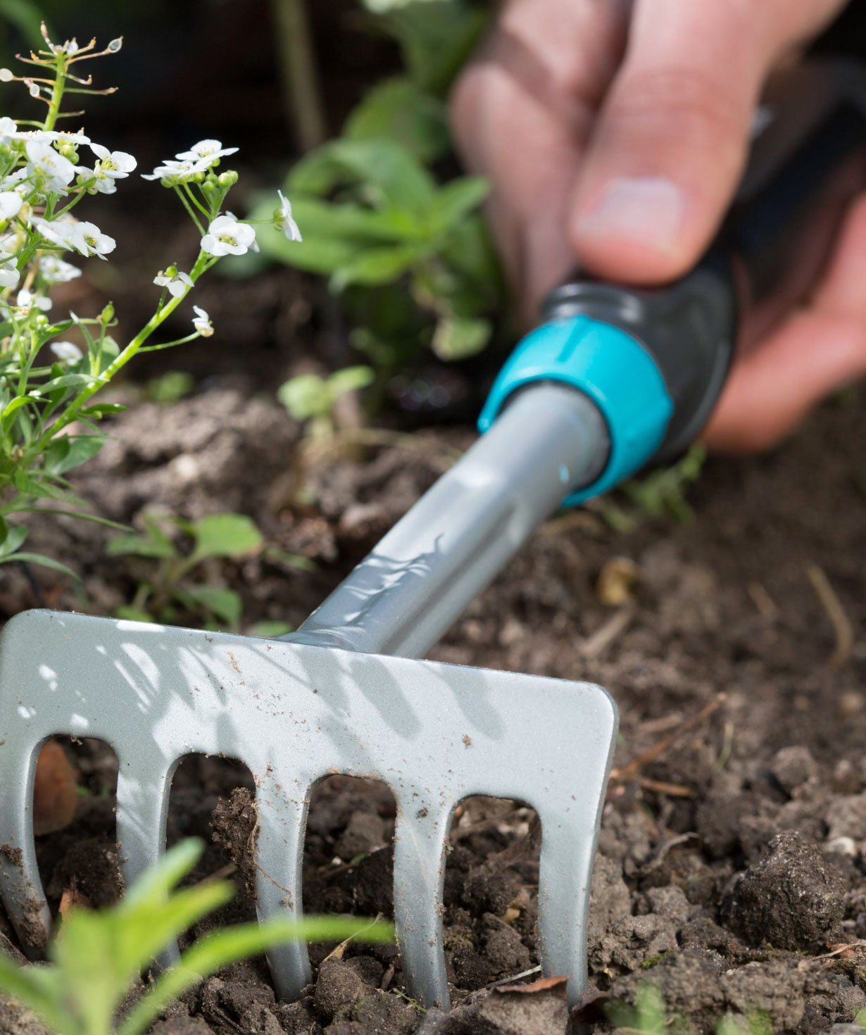 Garden rake «Gardena» 5 teeth