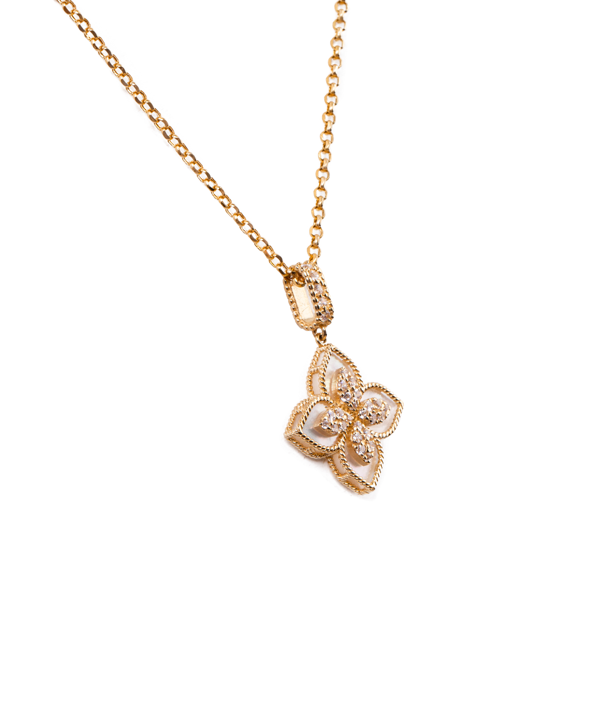 Pendant ''Less is more'' gold №120