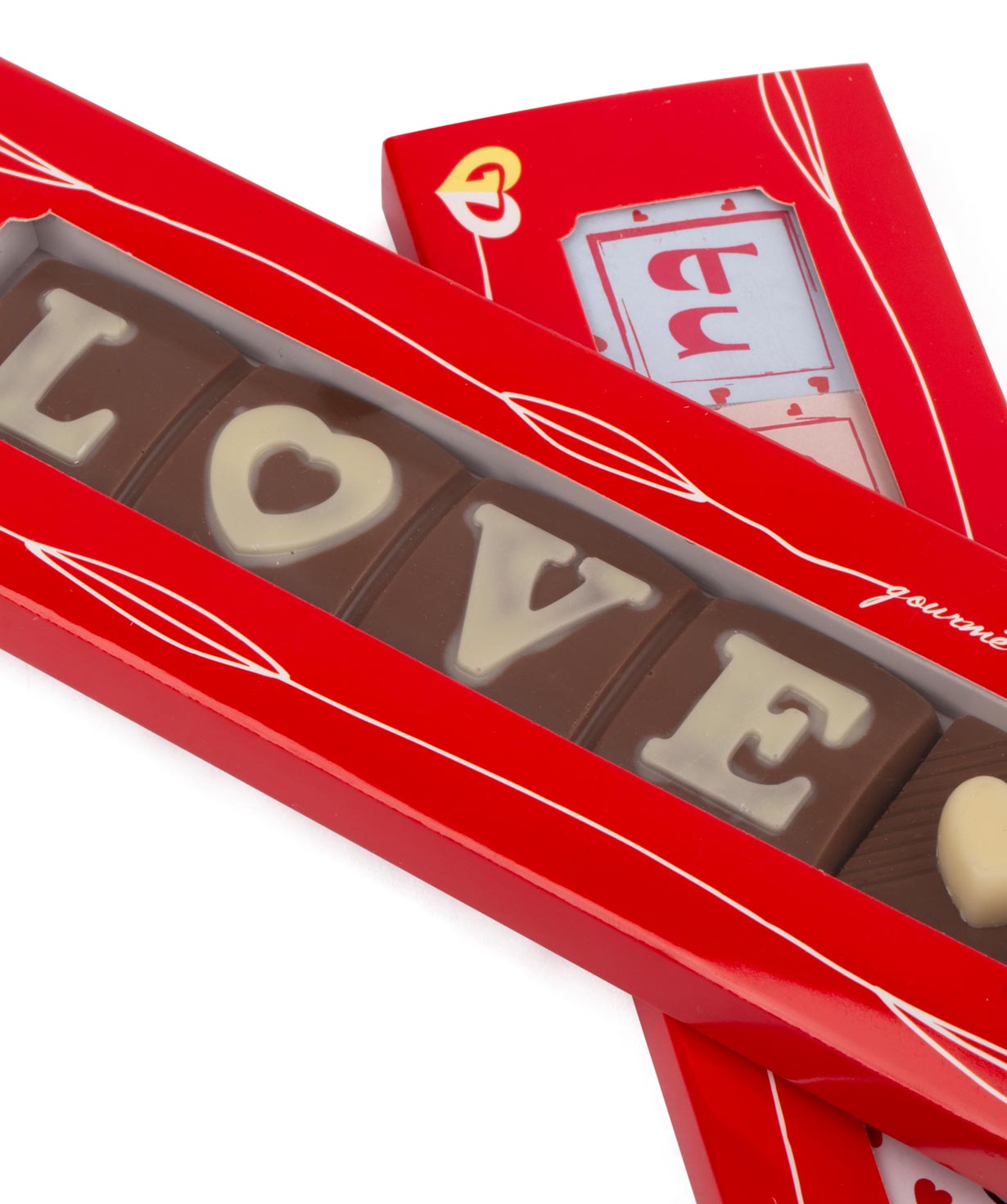 Տուփ «Gourme Dourme» շոկոլադե կոնֆետներով, Love