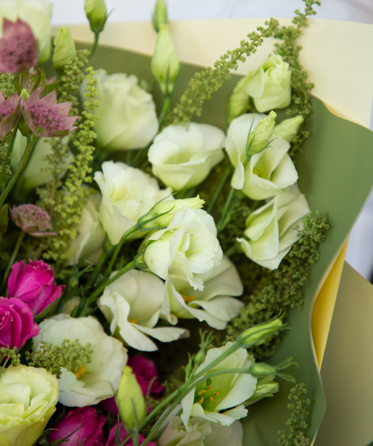 Bouquet ''Sinopoli'' with anthurium and lisianthus