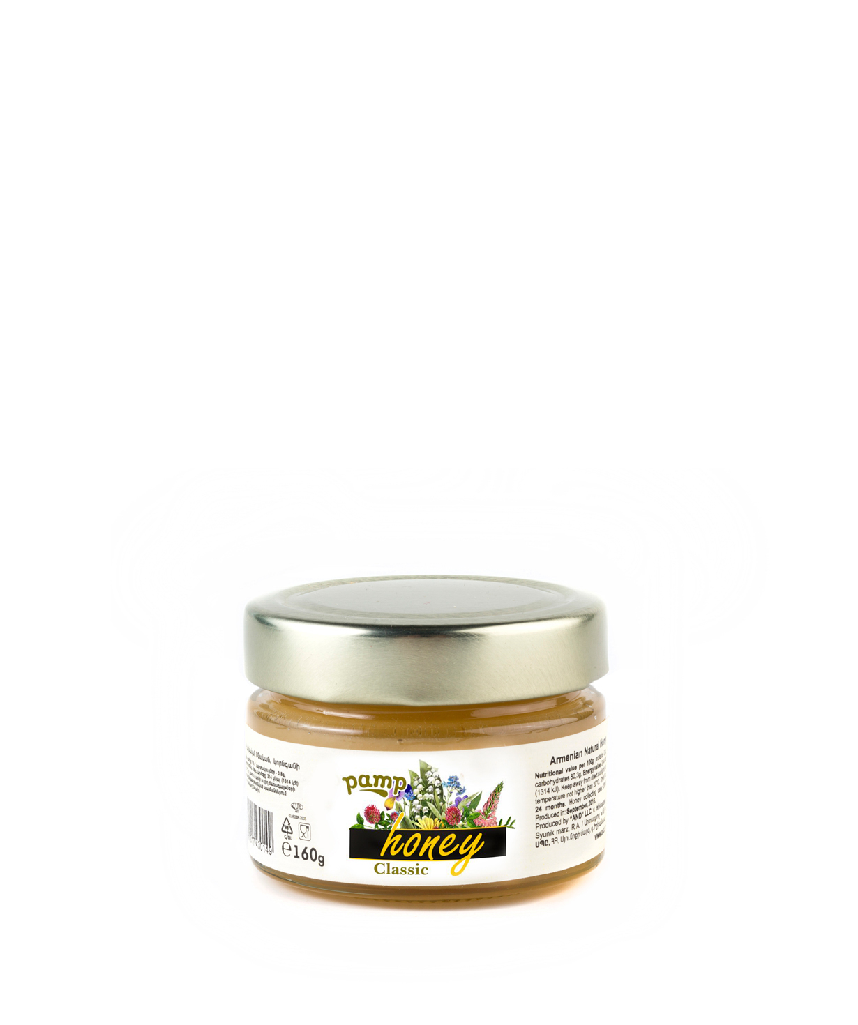 Мед `Pamp Honey` классический 160 г